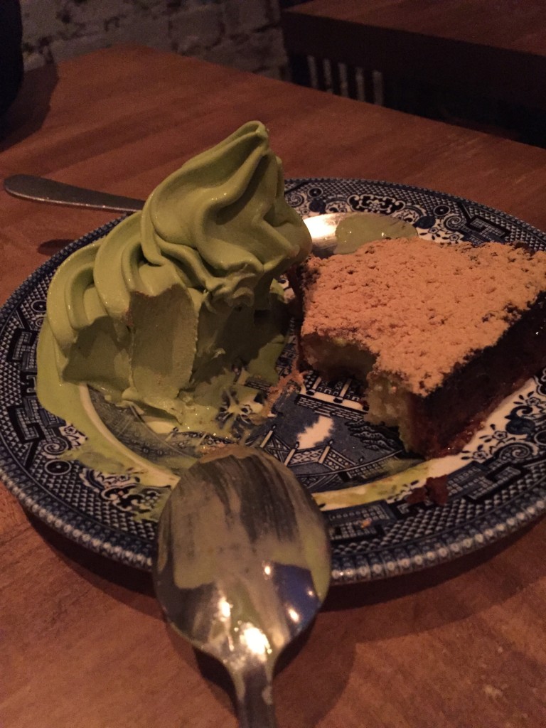 Green Tea Ice Cream + French Toast