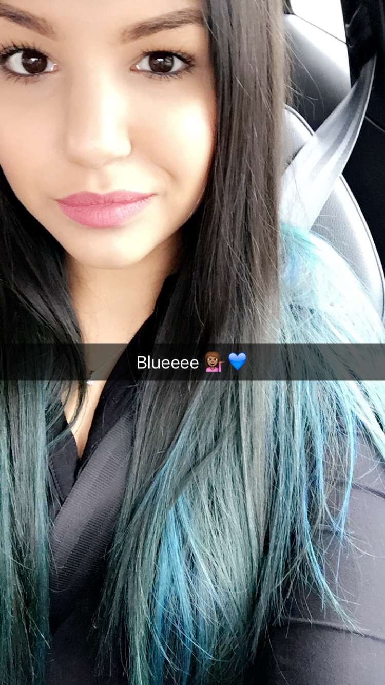 Peacock Blue Hair Fabulously Indulgent