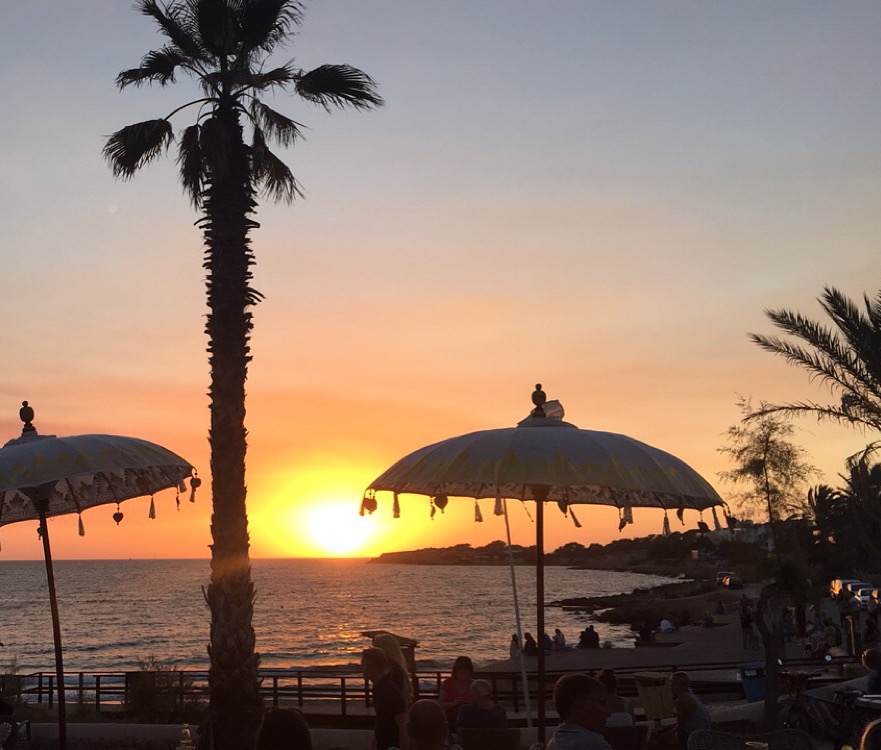 Sunset at Golden Buddha Ibiza | Cala des Moro