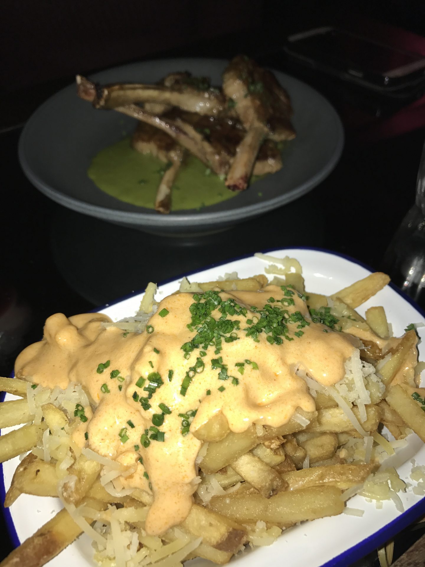 Truffle and Cheese Fries Dirty Bones